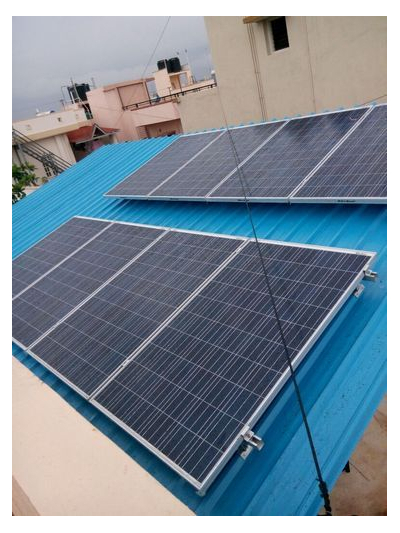 TIN ROOF SOLAR MOUNTING STRUCTURE