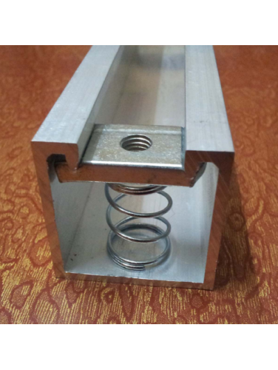 ALUMINIUM STRUT CHANNEL FOR SOLAR PANEL MOUNTING