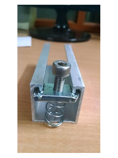 ALUMINIUM STRUT CHANNEL FOR SOLAR PANEL MOUNTING