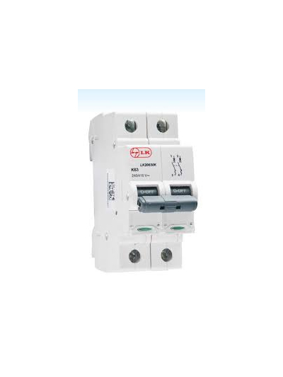 L&T, 2 POLE, 16A, K-CURVE MCB