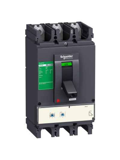 SCHNEIDER, 3 POLE, 2.5A, 50kA with MAGNETIC trip unit MA type, EayPact CVS MCCB