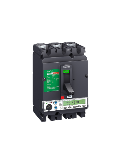 SCHNEIDER, 3 POLE, 160A, 36kA with ETS 6 trip unit, EasyPact CVS MCCB 