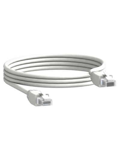 SCHNEIDER, 5 RJ45/RJ45 MALE cord L 1m for Compact NSX100-630