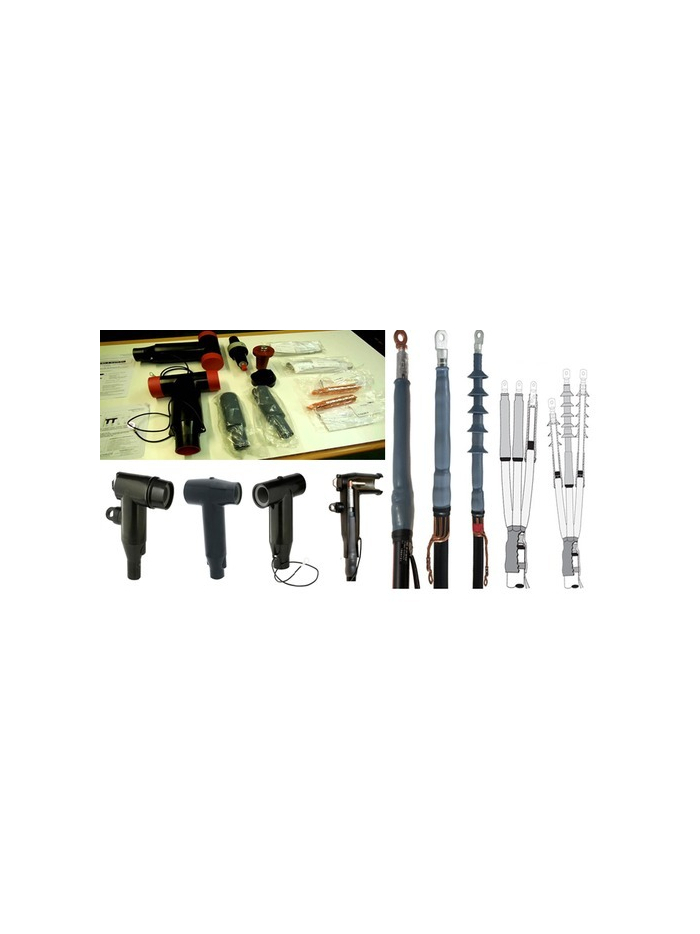 22 kV Silicon coated touchproof Indoor termination joint (Al) kit for XLPE 3 C X 300 sqmm