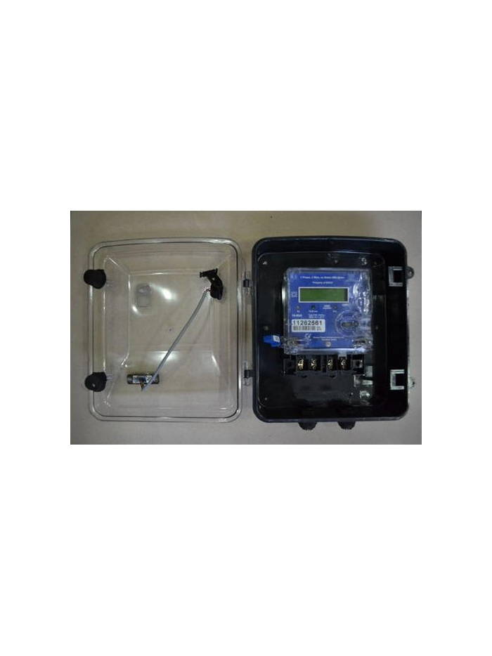 Polycarbonate Meter Box Three Phase with Black + PC cover