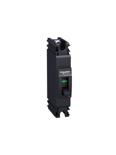 SCHNEIDER, SINGLE POLE, 40A, with Fixed Thermal Magnetic Trip Unit, EasyPact EZC MCCB