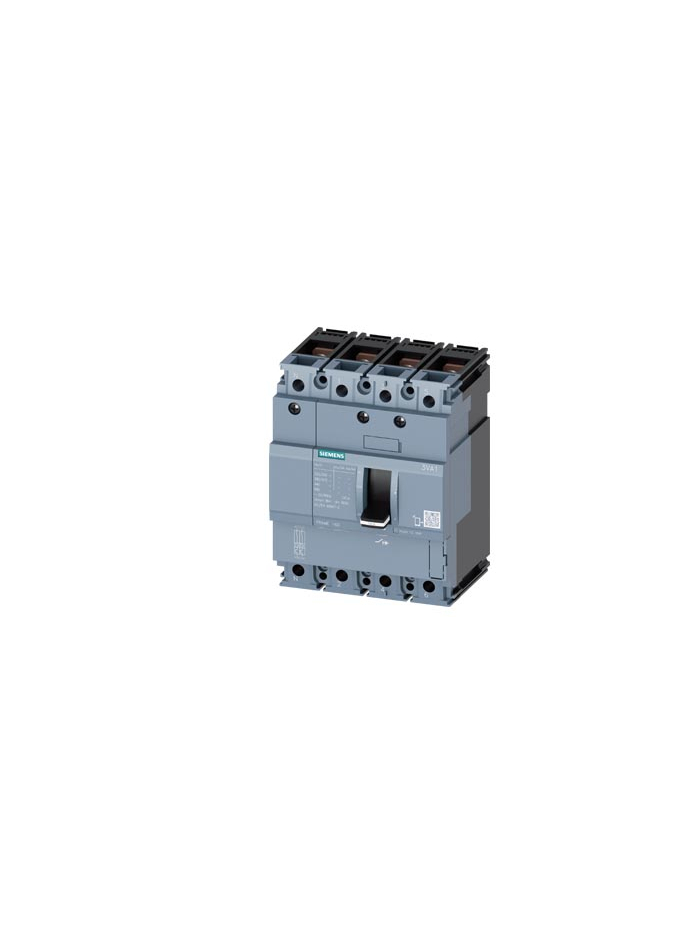 SIEMENS, SENTRON 3VA 4 Pole 25A 55kA MCCB