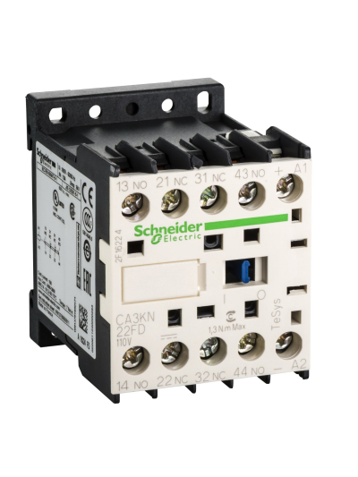 SSHNEIDER, 110V DC, TeSys K-model Control Relay
