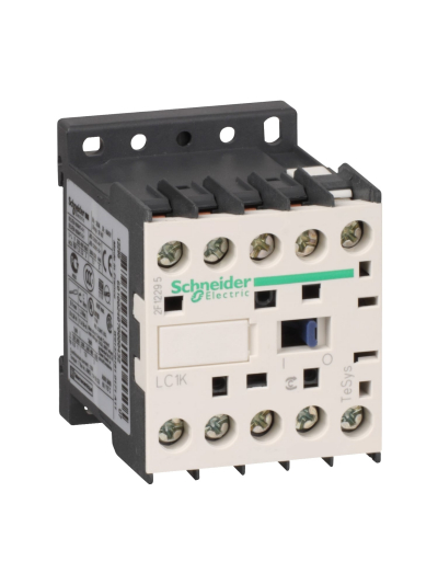 SCHNEIDER, 3 Pole, 12A, 220V AC, TeSys K-model Power Contactor