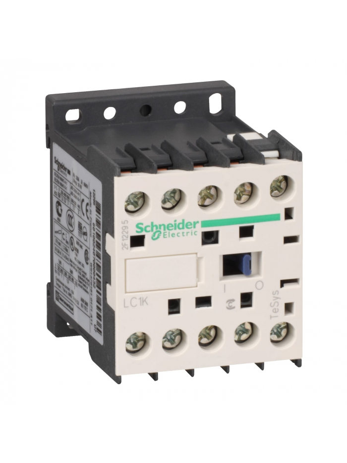 SCHNEIDER, 3 Pole, 12A, 220V AC, TeSys K-model Power Contactor