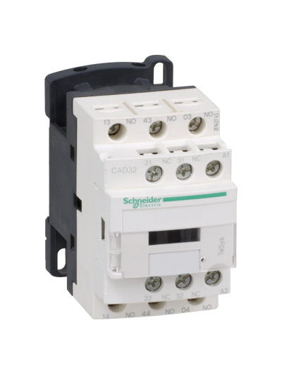 SCHNEIDER, 220V DC Low Consumption, TeSys D-model Control Relay