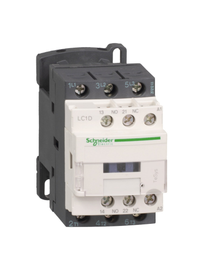SCHNEIDER, 3 Pole, 9A, 220V AC, TeSys D-model Power Contactor