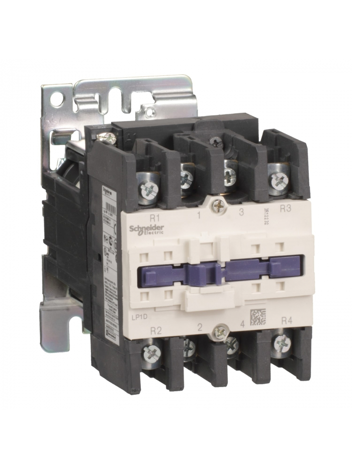 SCHNEIDER, 4 Pole, 220V DC, TeSys D Model Power Contactor