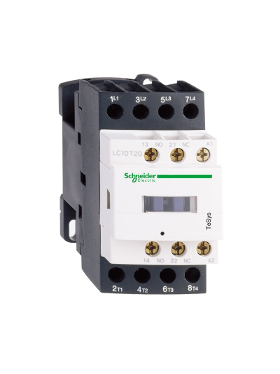 SCHNEIDER, 4 Pole, 220V DC, TeSys D Model Power Contactor