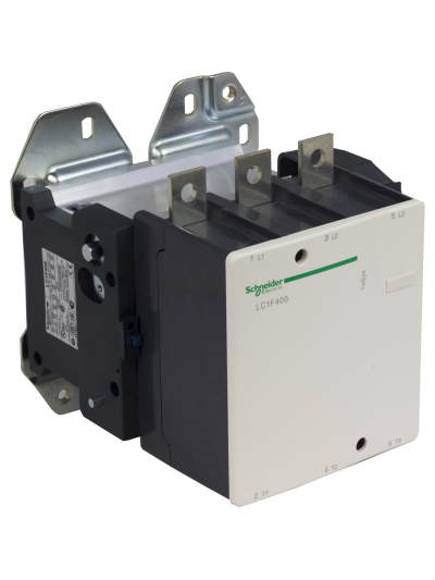 Schneider, 3 Pole, 400A, TeSys F-model AC/DC Control Power Contactor
