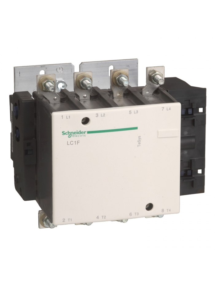 Schneider, 4 Pole, 400A, TeSys F-model AC/DC Control Power Contactor
