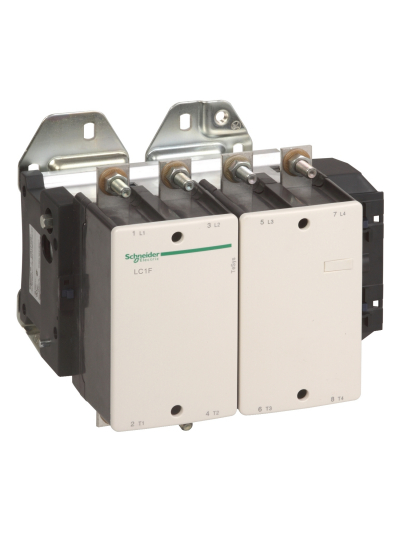 Schneider, 4 Pole, 500A, TeSys F-model AC/DC Control Power Contactor
