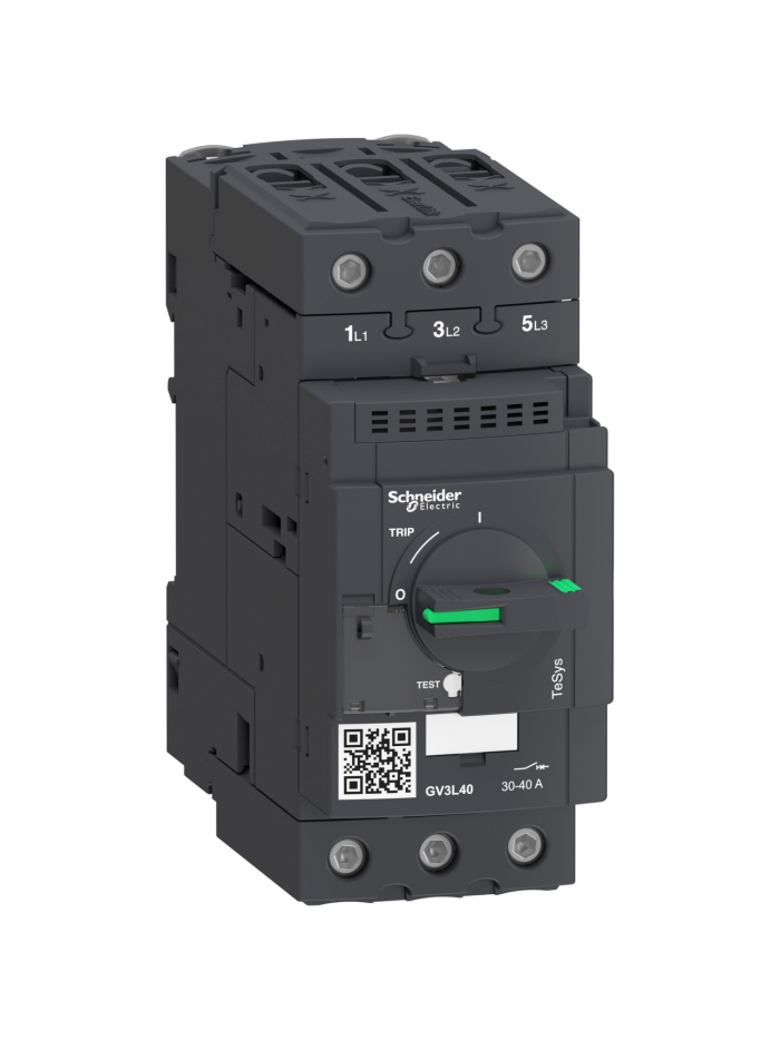 Schneider, 40A, 50kA, TeSys CB for Motor Protection With Rotary Handle Control 