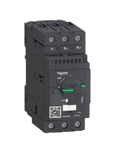 Schneider, 65A, 50kA, TeSys CB for Motor Protection With Rotary Handle Control 