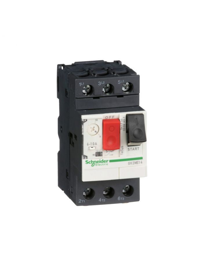 Schneider, 10A, 100kA, TeSys CB for  Motor Protection With Push button Control 