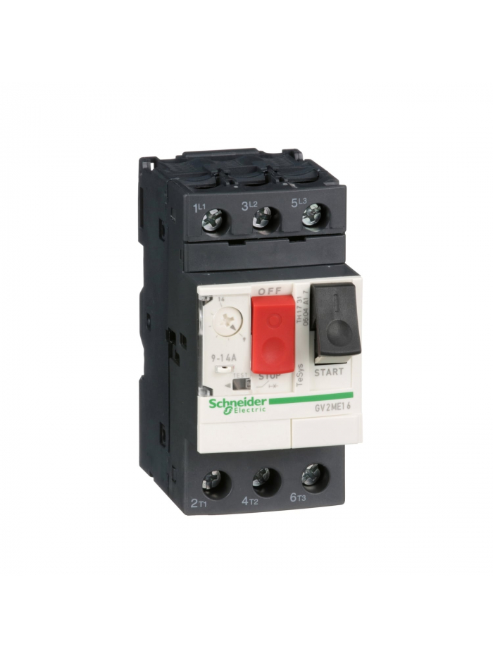 Schneider, 14A, 15kA, TeSys CB for  Motor Protection With Push button Control 
