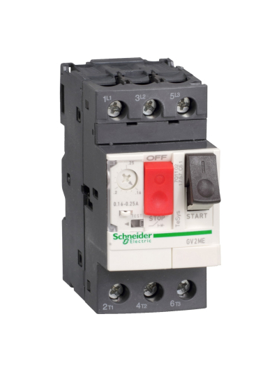 Schneider, 25A, 15kA, TeSys CB for Motor Protection With Push button Control 