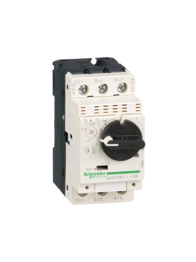 Schneider, 1.6A, 100kA, TeSys CB for  Motor Protection With Rotary Handle Control 