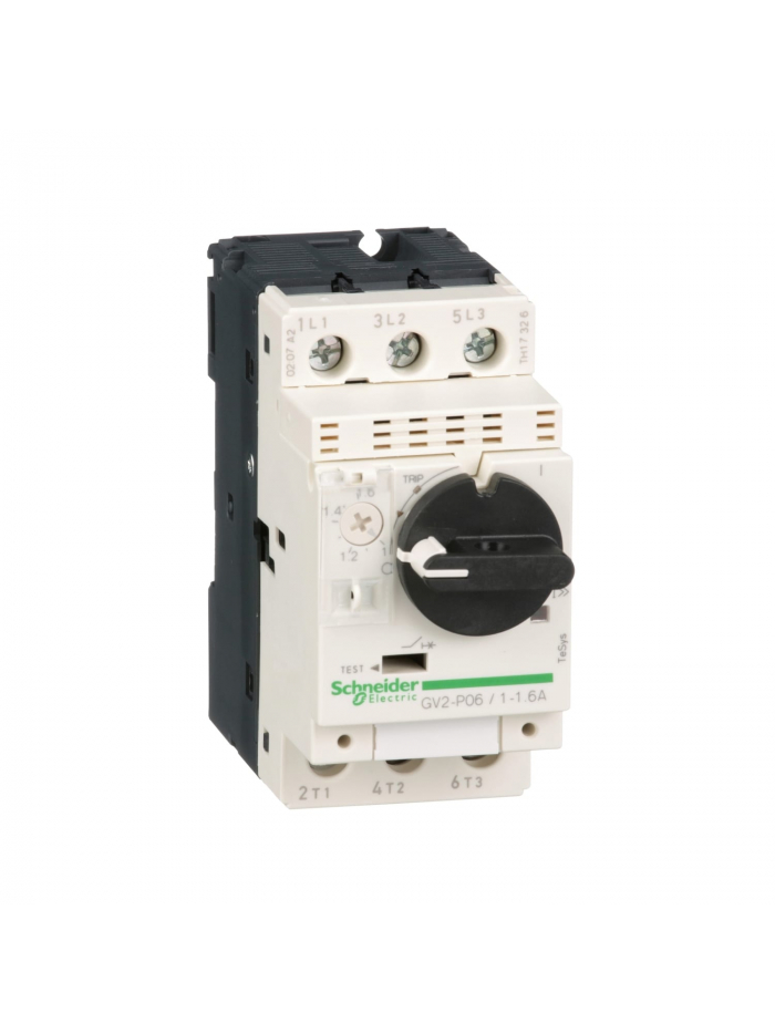 Schneider, 1.6A, 100kA, TeSys CB for  Motor Protection With Rotary Handle Control 