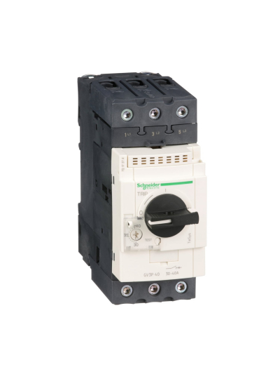 Schneider, 40A, 50kA, TeSys CB for  Motor Protection With Rotary Handle Control 