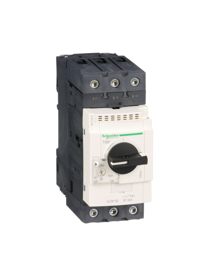 Schneider, 50A, 50kA, TeSys CB for  Motor Protection With Rotary Handle Control 