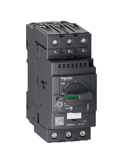 Schneider, 73A, 50kA, TeSys CB for  Motor Protection With Rotary Handle Control 