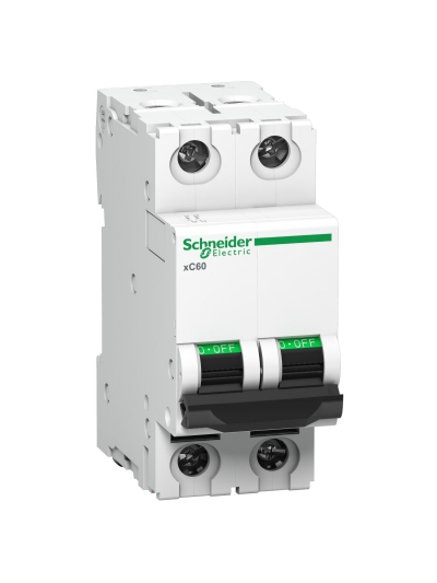 Schneider, 2 Pole, 50A, xC60 AC MCB