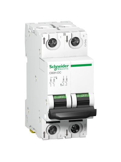 Schneider, 2 Pole, 32A, C60H DC MCB