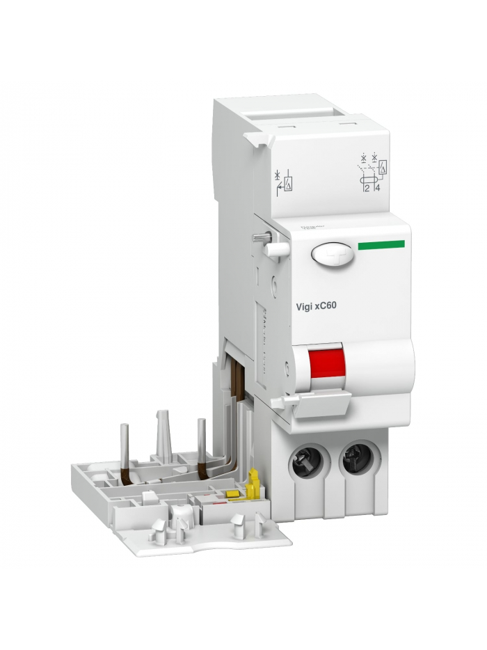 Schneider, 2 Pole, 25A, 30mA, AC, Vigi xC60 RCD Add-on block