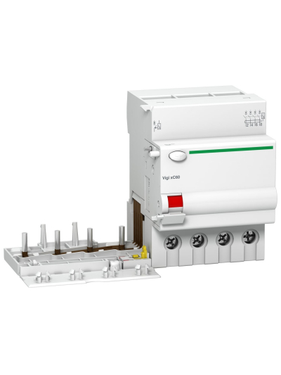 Schneider, 4 Pole, 63A, 300mA, AC, Vigi xC60 RCD Add-on block