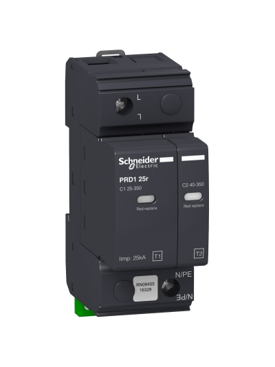 Schneider, 1P, 350V, PRD1 25r Modular Surge Arrester