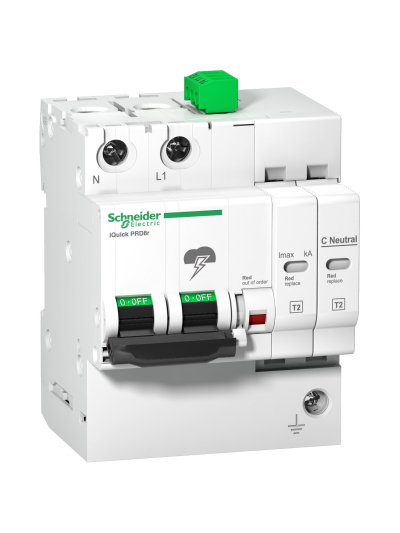 Schneider, 1PN, iQuick PRD 8r Surge Arrester with inbuilt MCB