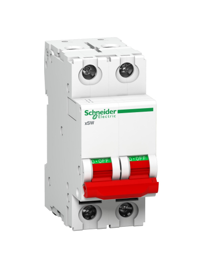 Schneider, 2 Pole, 63A, Acti 9 xSW Isolator