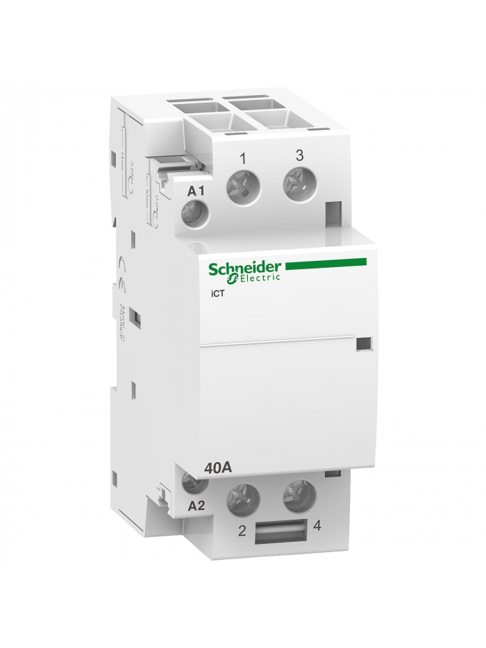 Schneider, 2 Pole, 40A, Acti 9 iCT Contactors