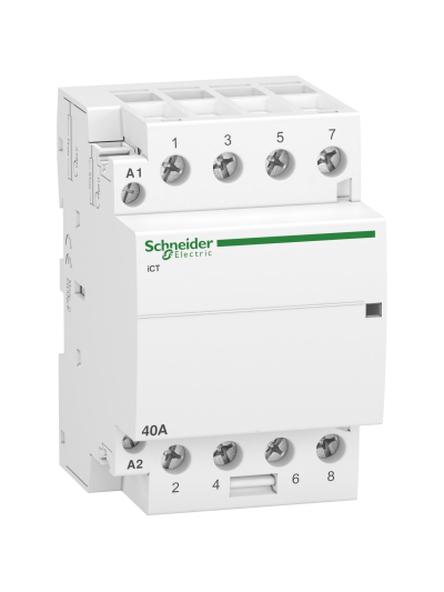 Schneider, 4 Pole, 40A, Acti 9 iCT Contactors
