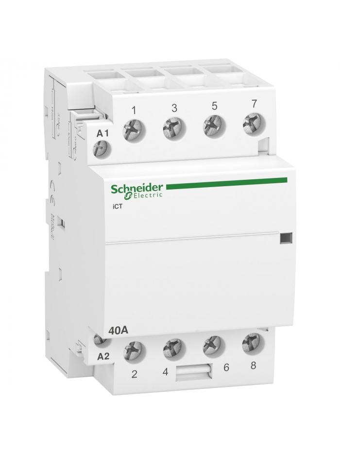 Schneider, 4 Pole, 40A, Acti 9 iCT Contactors