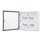 Schneider, Acti 9 IP 43 Double Door, 8 way TPN Metallic Modular DB