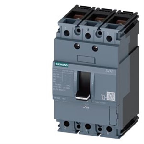 SIEMENS, SENTRON 3VA 3 Pole 8A 55kA MCCB for Motor Protection