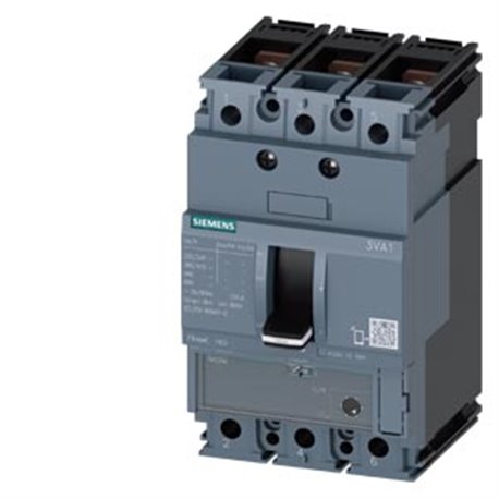 SIEMENS, SENTRON 3VA 3 Pole 40A 70kA MCCB for Motor Protection