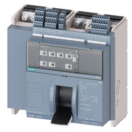 SIEMENS, SENTRON 3VA27 4 Pole 1600A 55kA MCCB