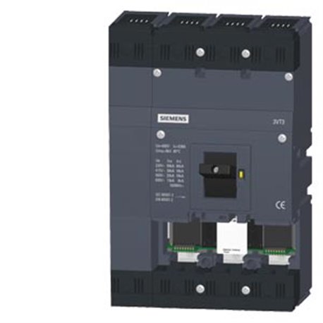 SIEMENS, SENTRON 3VT 4 Pole 630A 36kA Main switching unit without Trip Unit