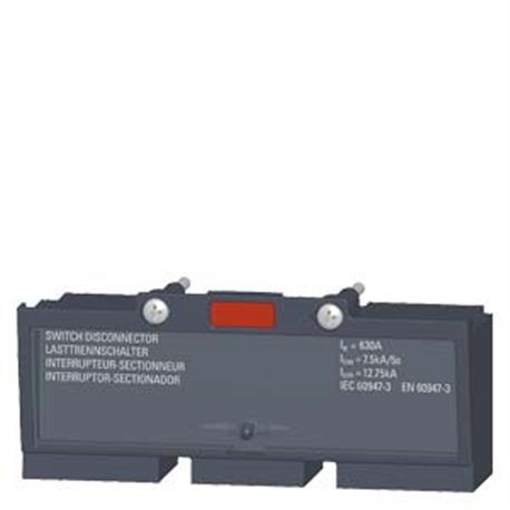 SIEMENS, SENTRON 3VT 630A Switch Disconnector Unit for 3 Pole / 4 Pole