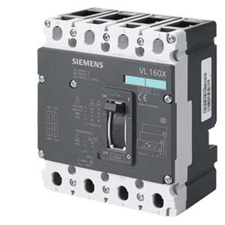SIEMENS, SENTRON 3VL 4 Pole 16A 55kA MCCB