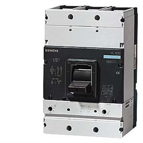 SIEMENS, SENTRON 3VL 4 Pole 630A 55kA MCCB