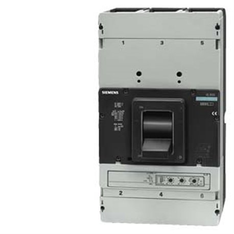 SIEMENS, SENTRON 3VL 4 Pole 800A 55kA MCCB